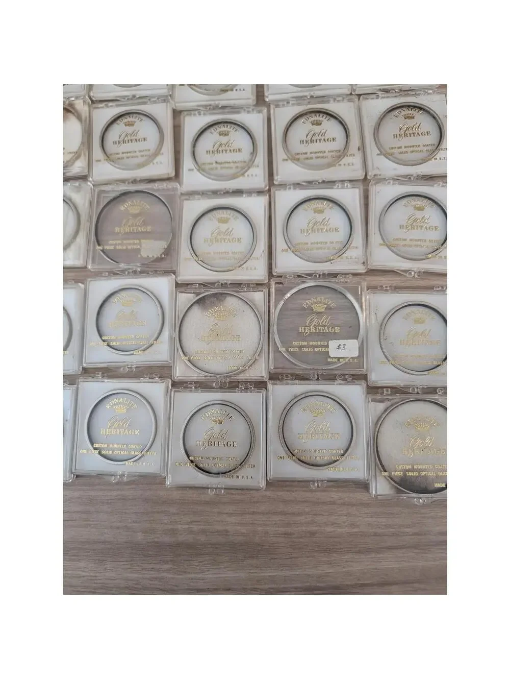 Old Stock Vtg Ednalite Coated Optical Lens  40+